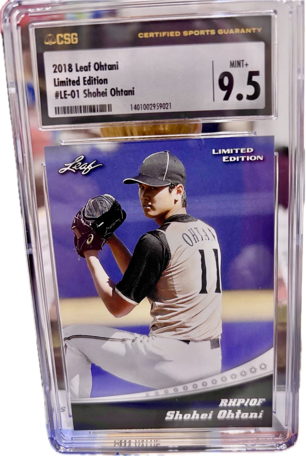 Authentic Shohei Ohtani 2018 Leaf 2018 Leaf