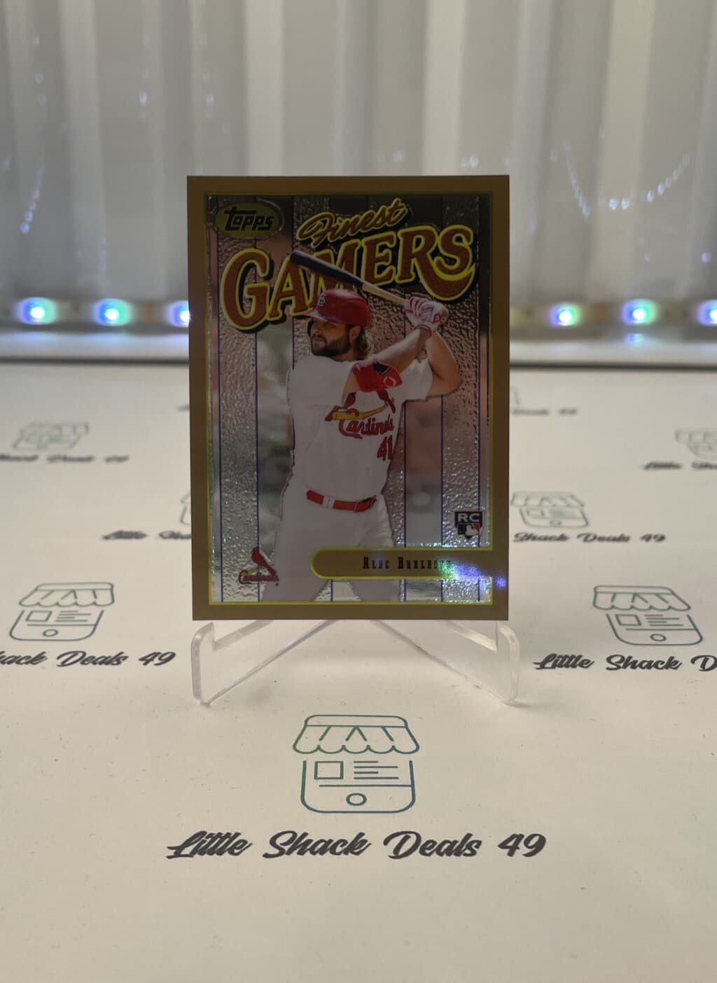 ALEC BURLESON 2023 Topps Finest 2023 Topps Finest