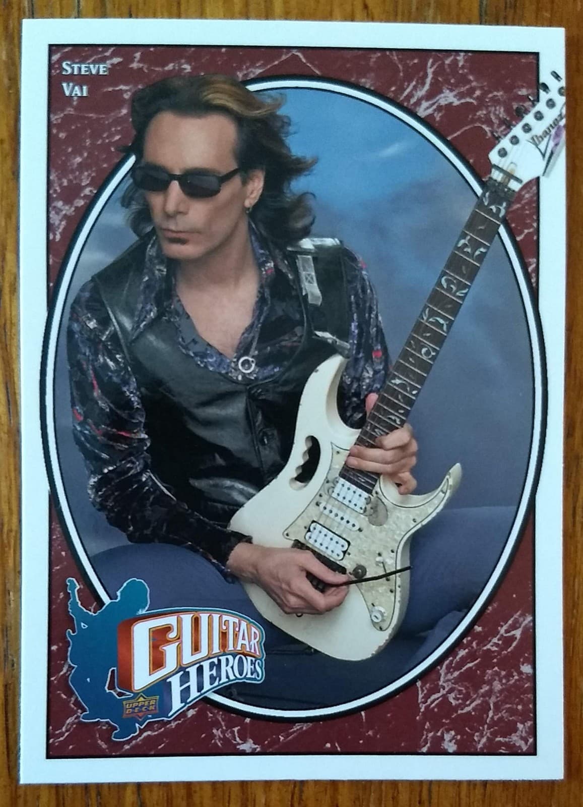 STEVE VAI, FOOTBALL GUITAR HER 2008 Upper Deck 2008 Upper Deck