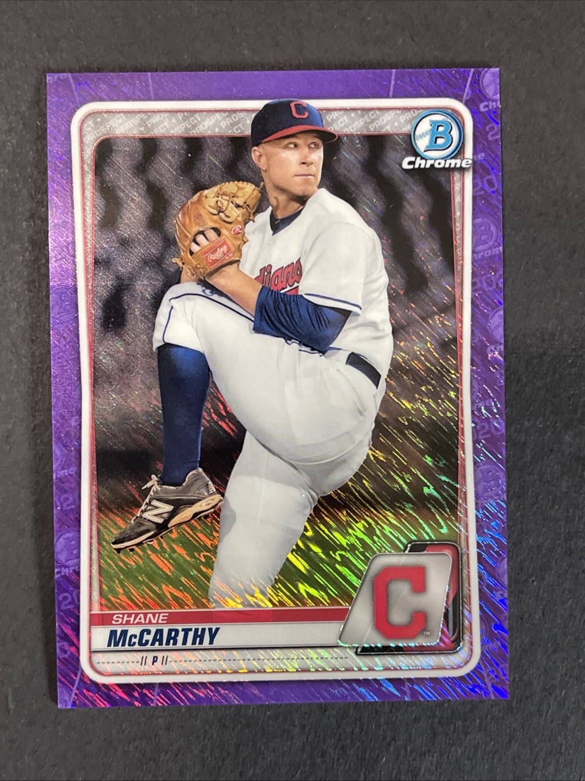 Prospects Shane Mc 2020 Bowman Chrome 2020 Bowman Chrome purple-refractor-shimmer
