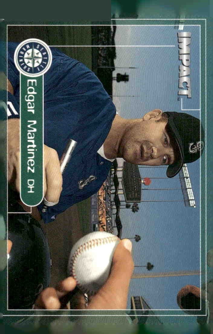 Impact Edgar Martinez 2000 Fleer 2000 Fleer