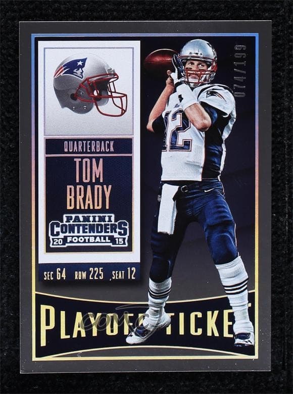 Playoff Ticket Tom 2015 Panini Contenders 2015 Panini Contenders