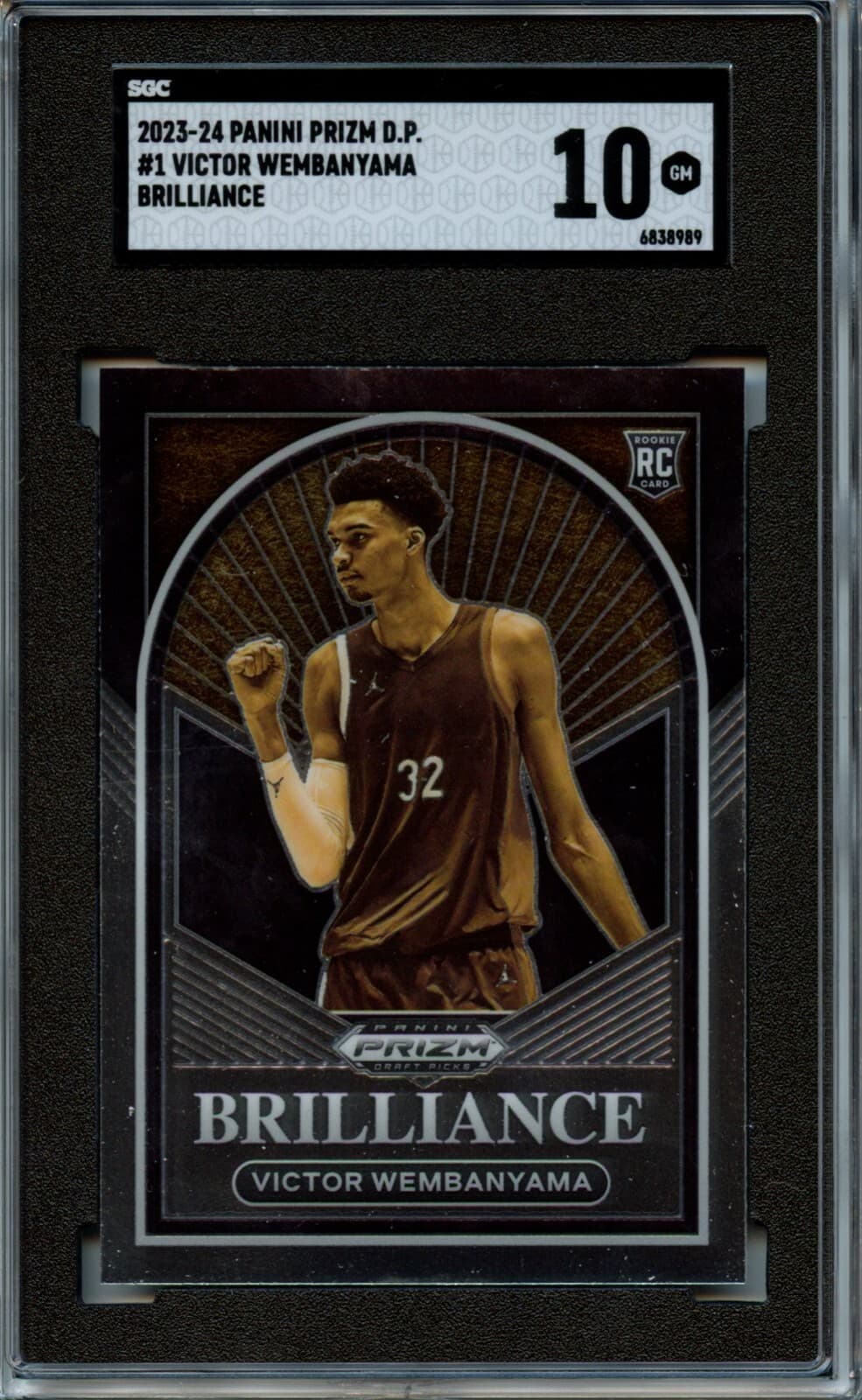 Victor Wembanyama Brilliance 2023 Panini Prizm