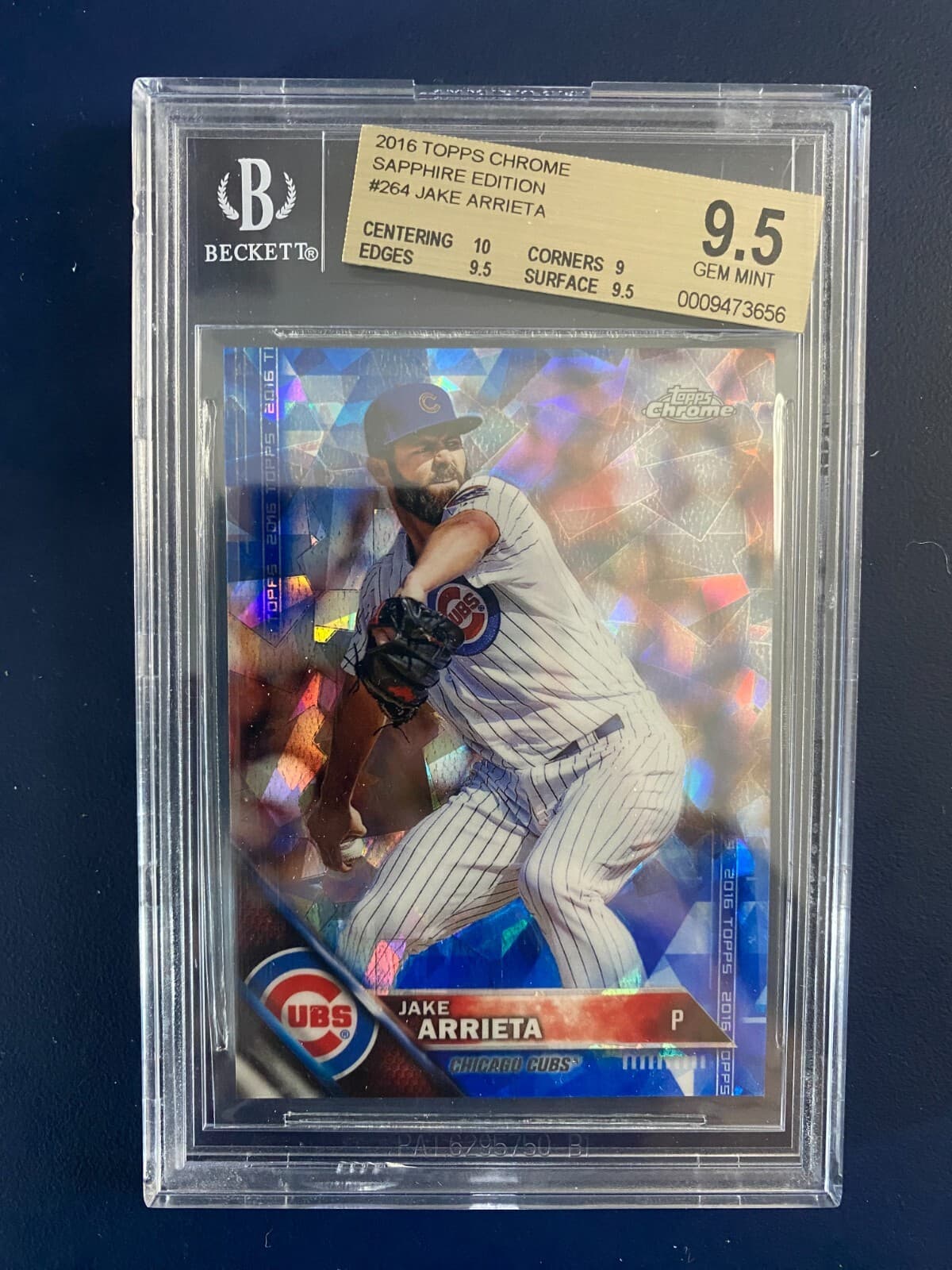 Jake Arrieta Sapphire 2016 Topps Chrome 2016 Topps Chrome