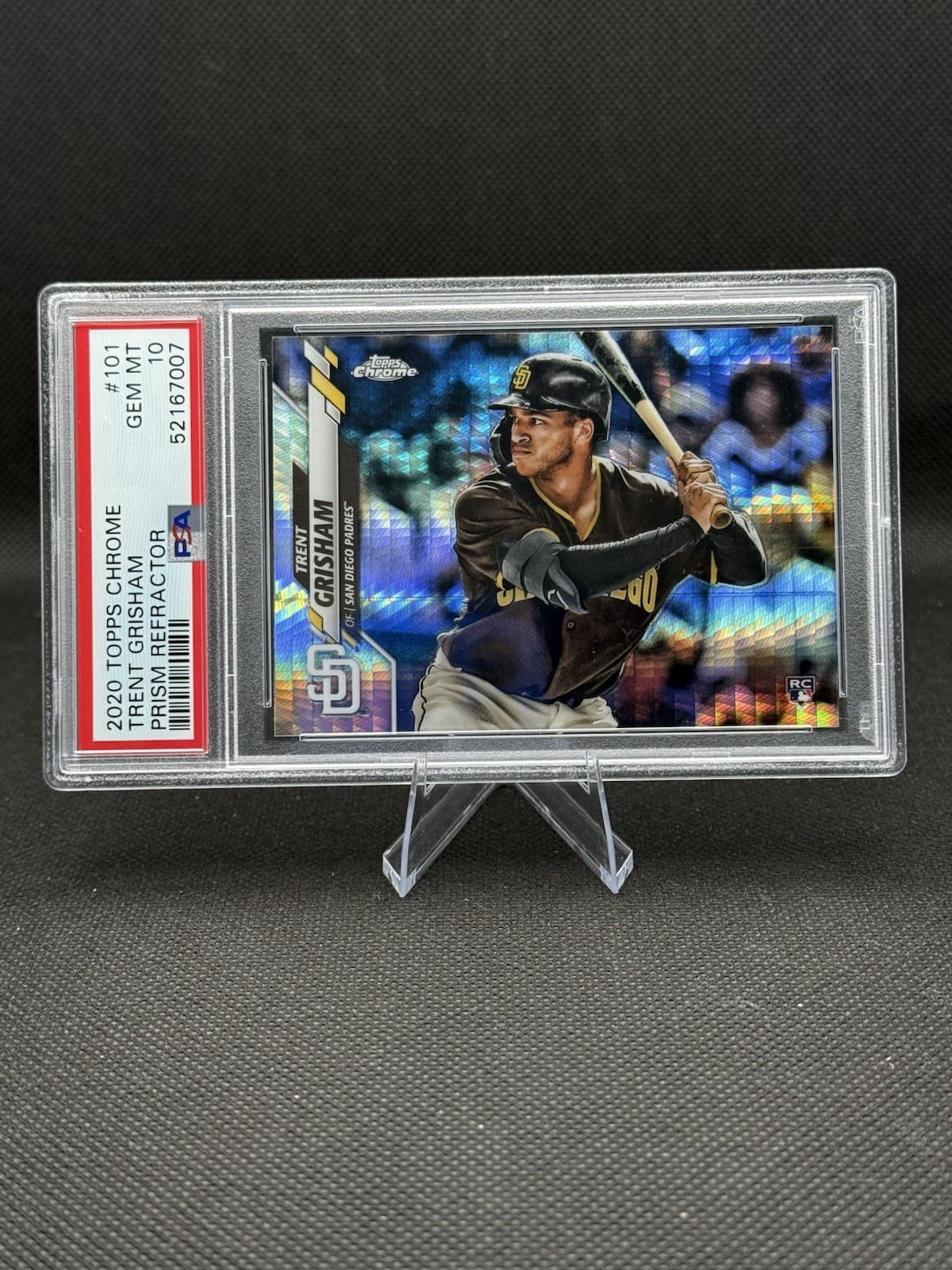 Trent Grisham 2020 Topps Chrome 2020 Topps Chrome refractor