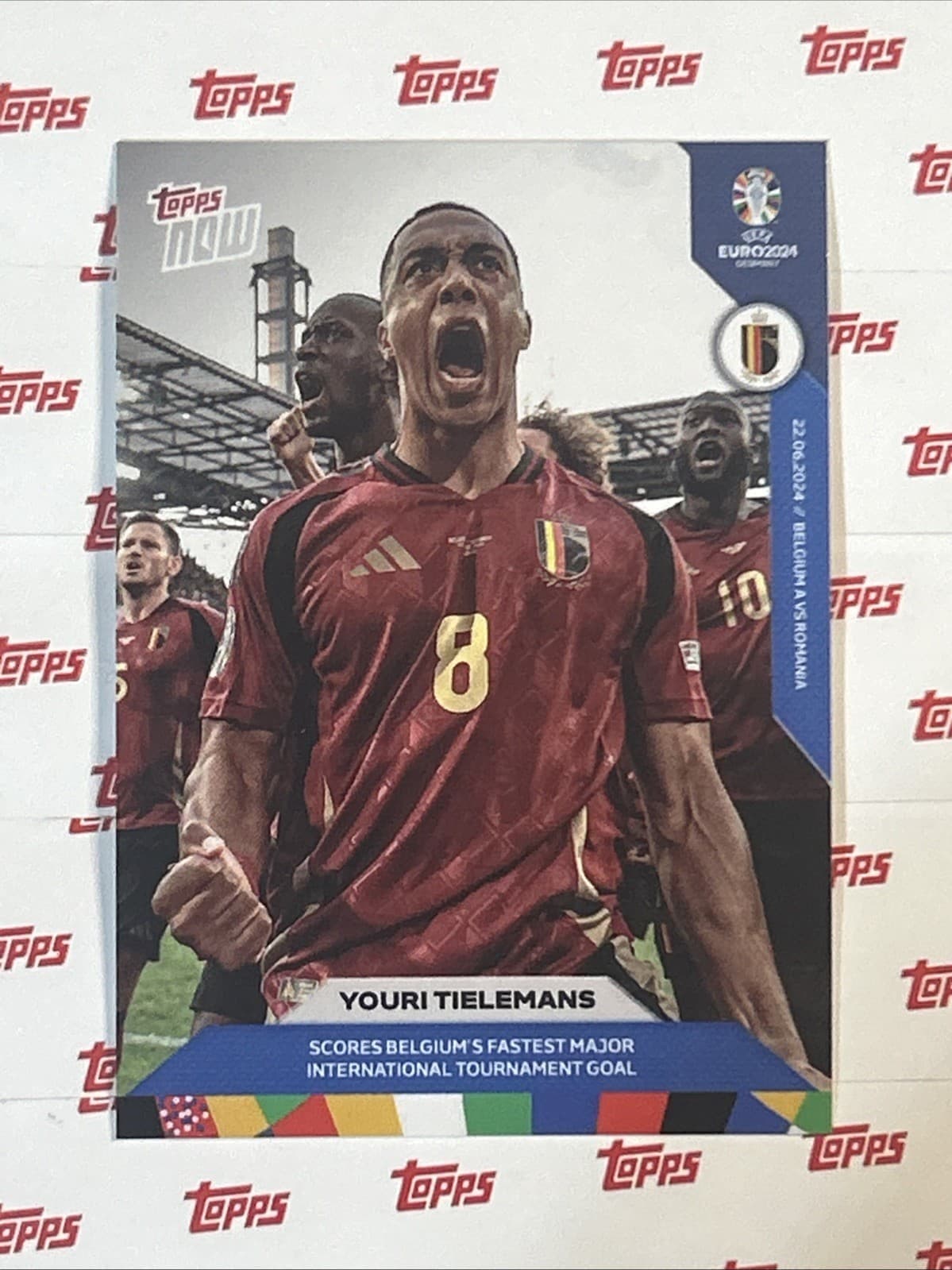Youri Tielemans 2024 Topps 2024 Topps