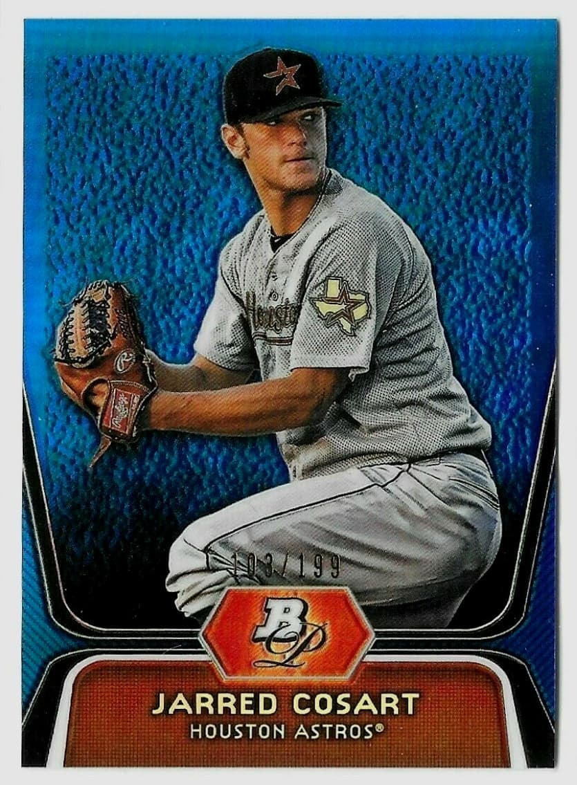 Prospects Jarred Cosart 2012 Bowman 2012 Bowman blue-refractor