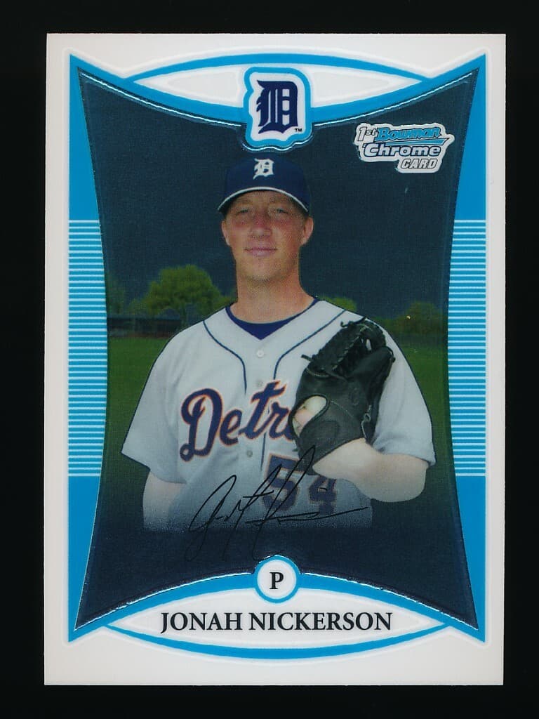 Prospects Jonah Nickerson 2008 Bowman Chrome