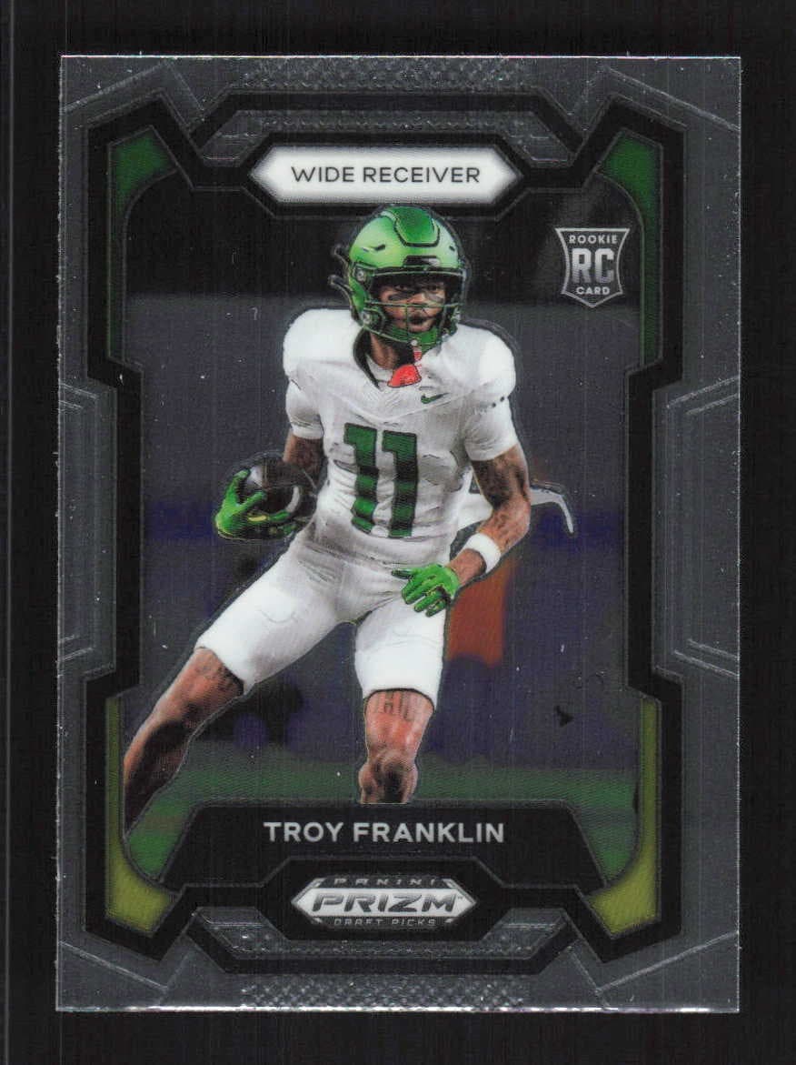 Troy Franklin Draft 2024 Panini Prizm 2024 Panini Prizm