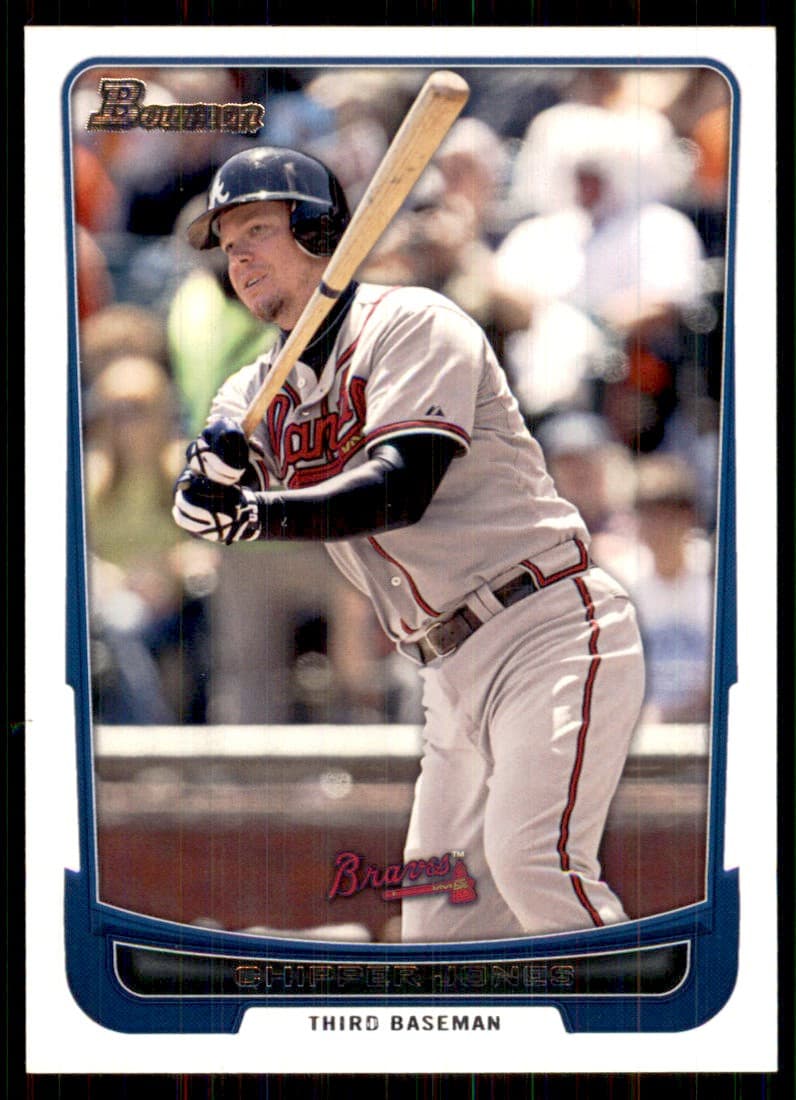 Chipper Jones Atlanta 2012 Bowman 2012 Bowman
