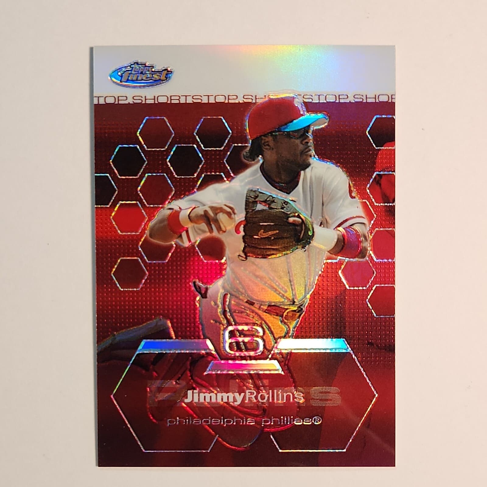Jimmy Rollins Refractors 2003 Topps Finest