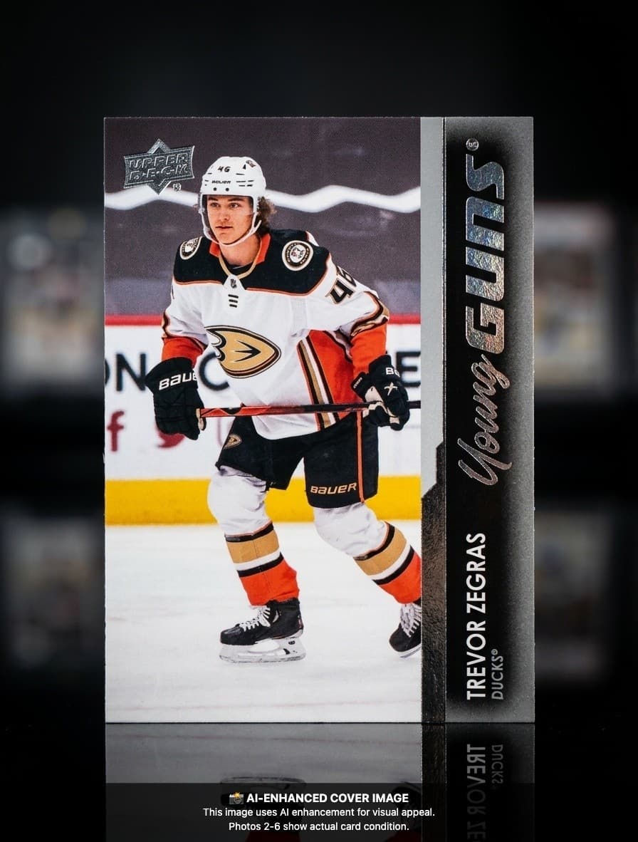 Trevor Zegras trading card