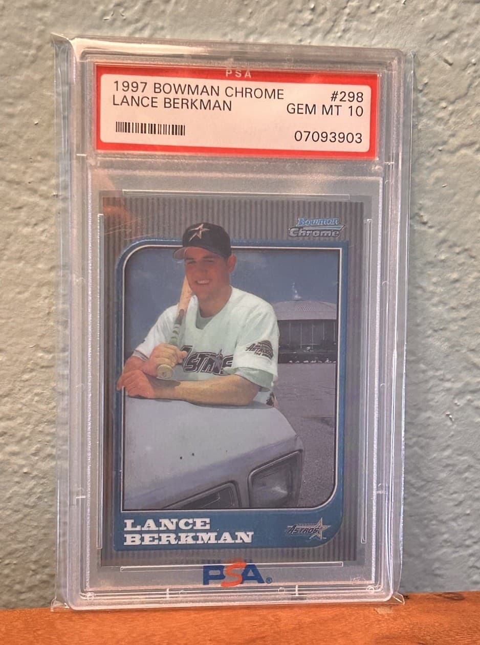 Houston Astros Rice 1997 Bowman Chrome 1997 Bowman Chrome