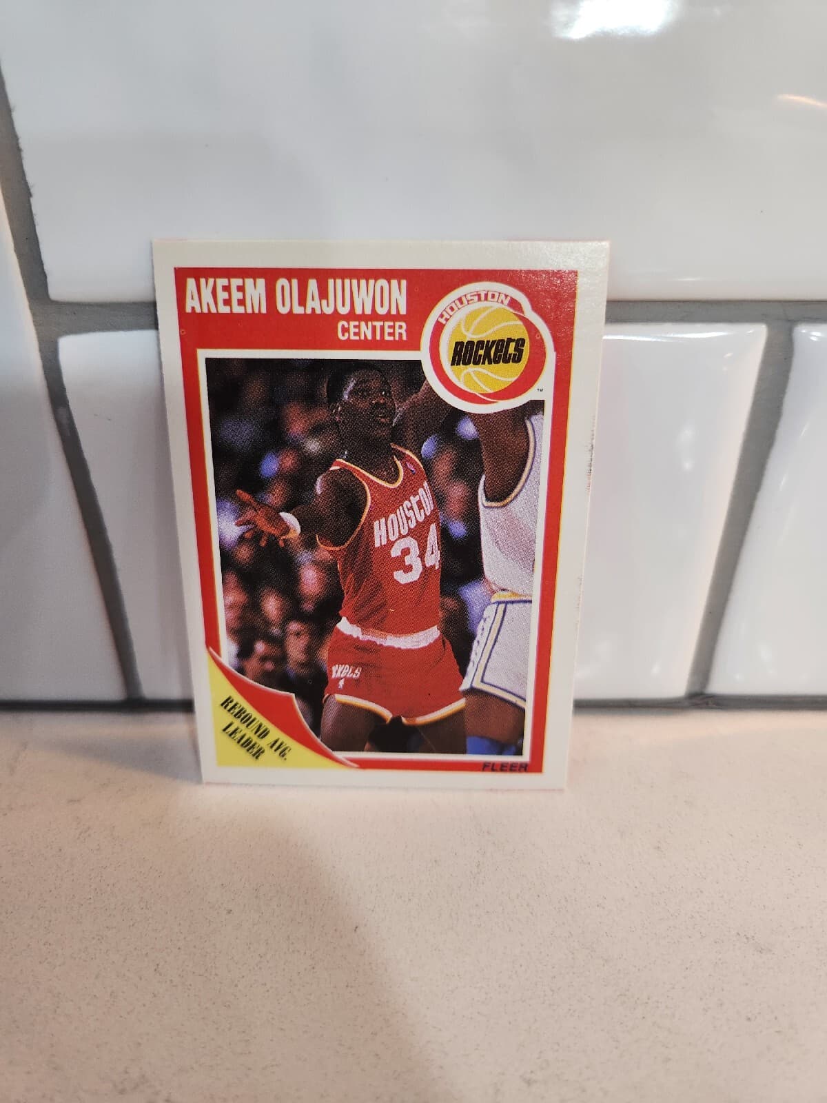 Akeem Hakeem Olajuwon 1989 Fleer 1989 Fleer