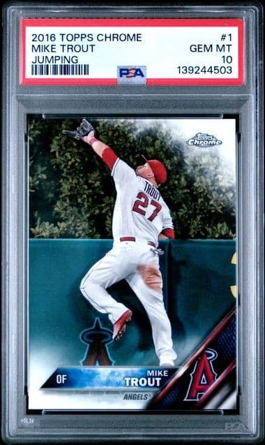 MIKE TROUT MT 2016 Topps Chrome 2016 Topps Chrome