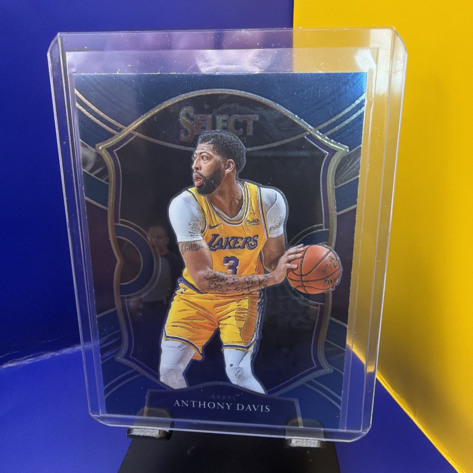 Anthony Davis 2020 Panini Select 2020 Panini Select blue