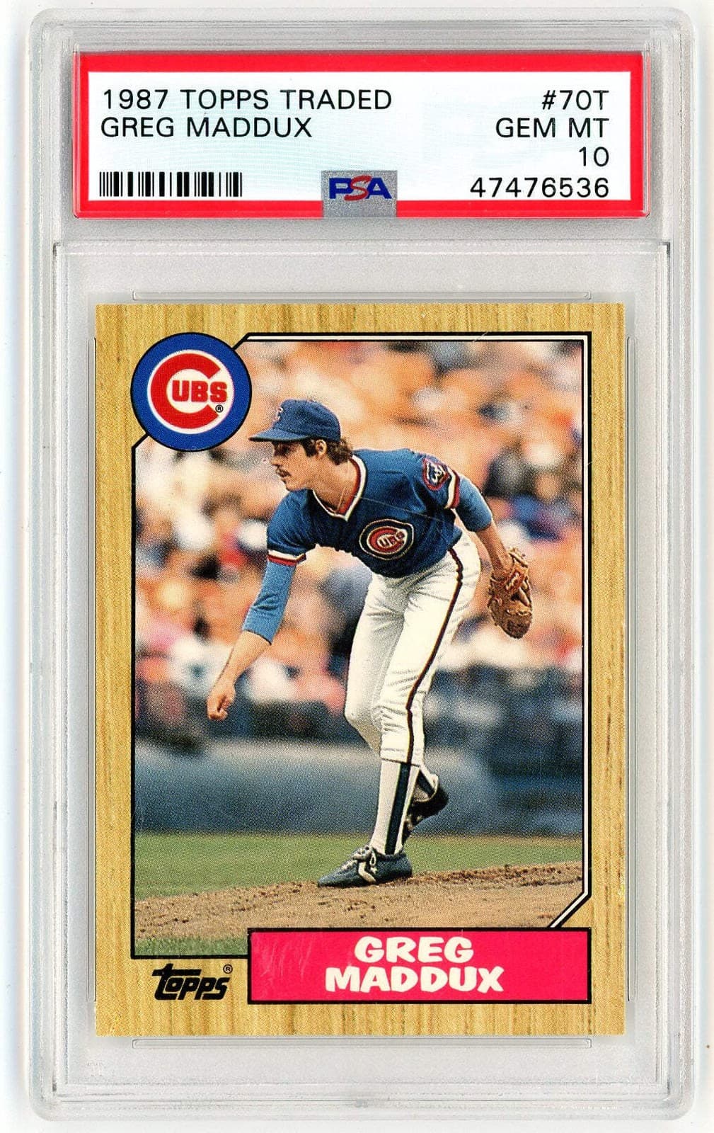 Traded Greg Maddux 1987 Topps 1987 Topps