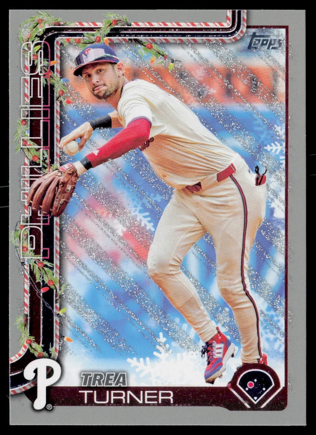 Holiday Trea Turner 2025 Topps 2025 Topps silver