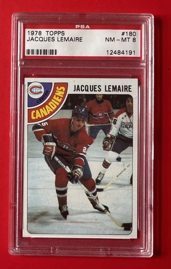 Jacques Lemaire trading card