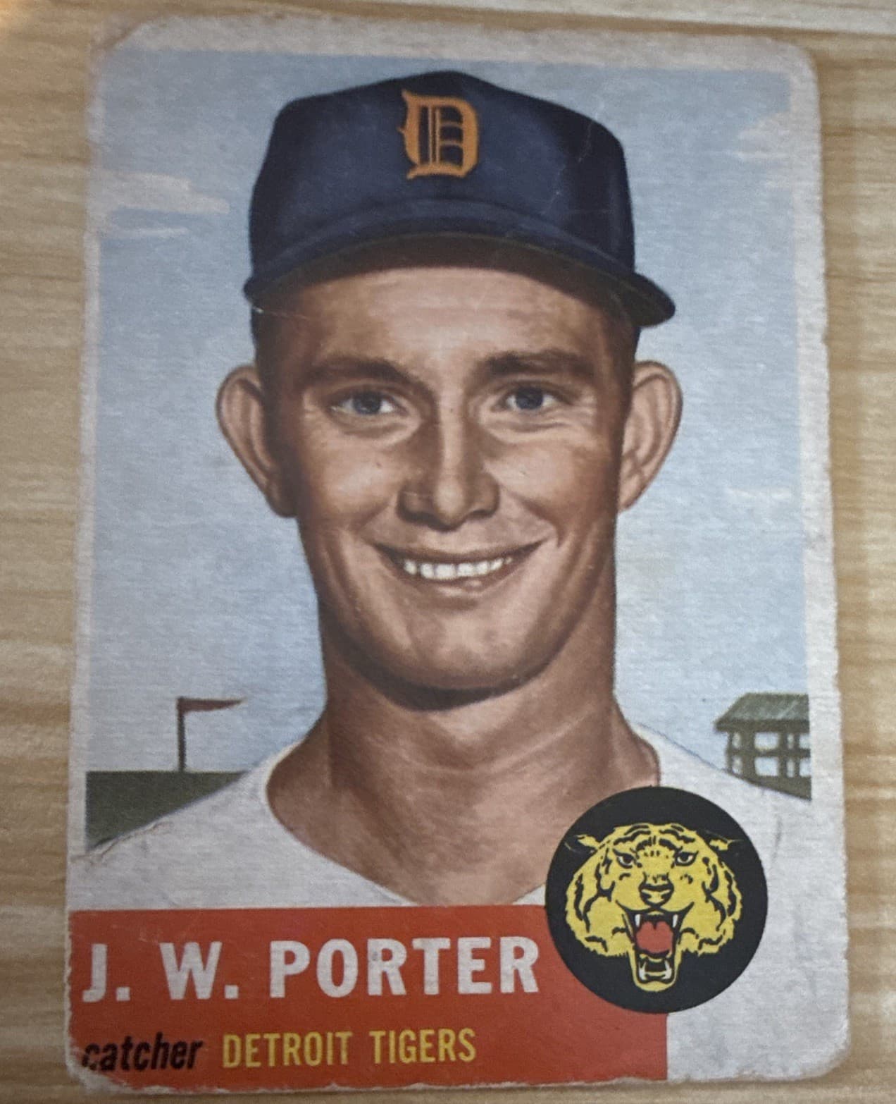 Porter Set Detroit 1953 Topps