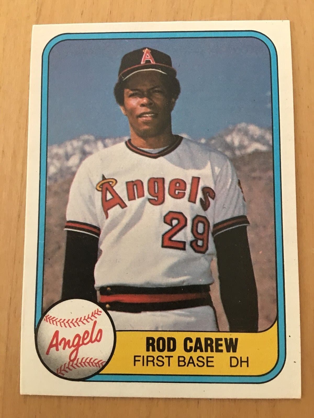 Baseball Rod Carew 1981 Fleer 1981 Fleer