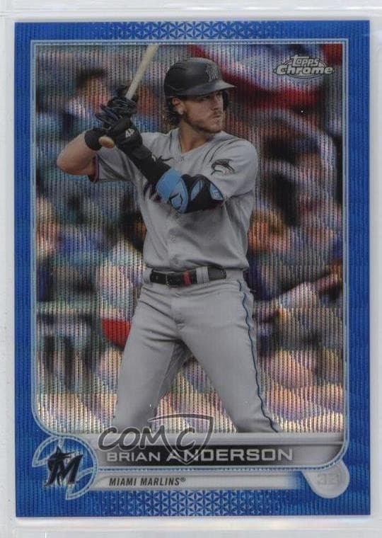Blue Wave Brian 2022 Topps Chrome 2022 Topps Chrome blue-refractor-wave