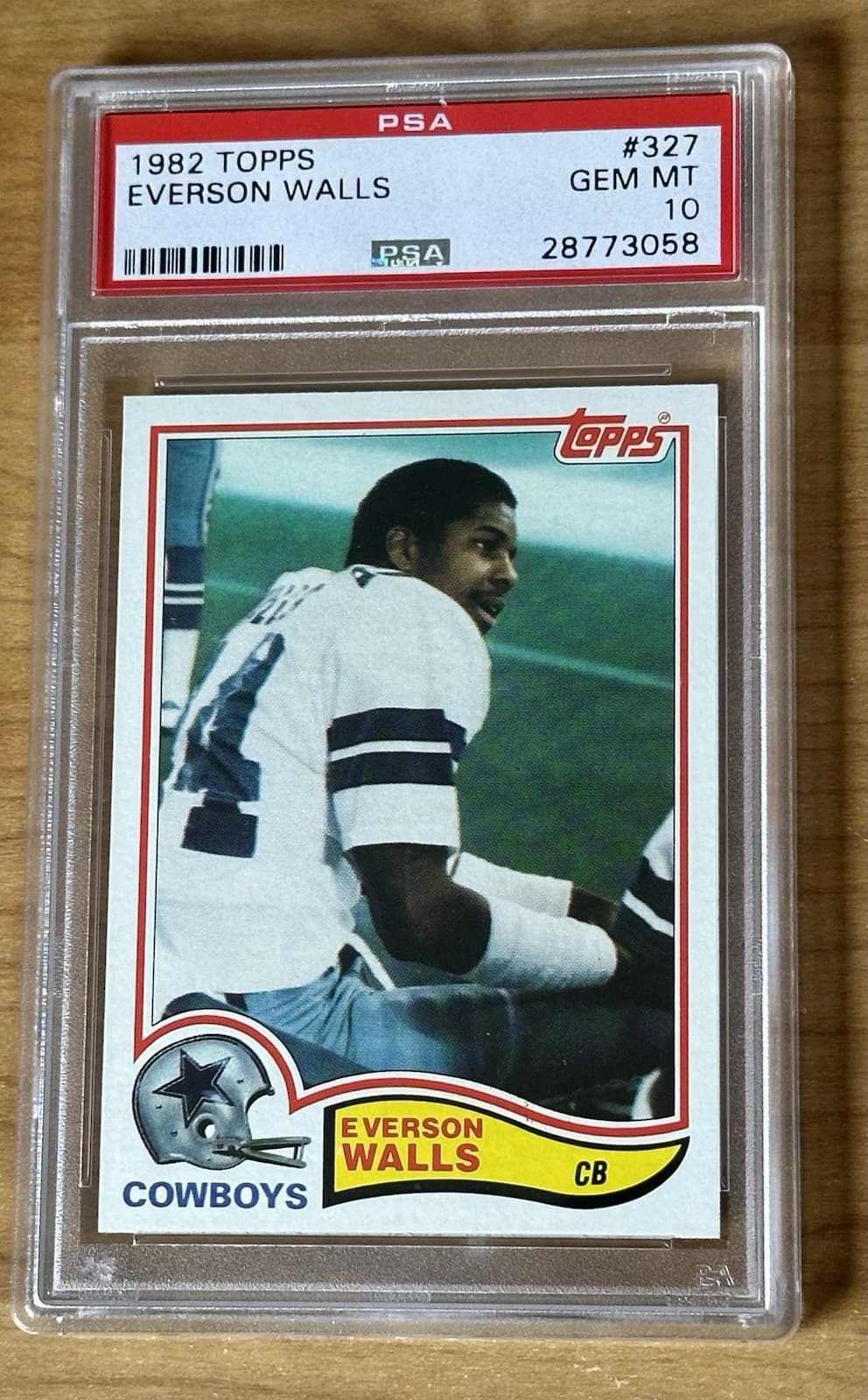 Everson Walls 1982 topps Topps