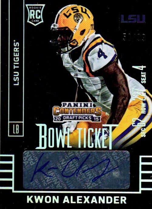 Draft Picks Kwon 2015 Panini Contenders 2015 Panini Contenders