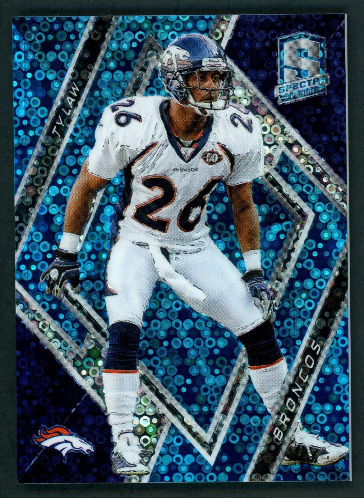 Ty Law Spectra 2018 Panini 2018 Panini blue-neon