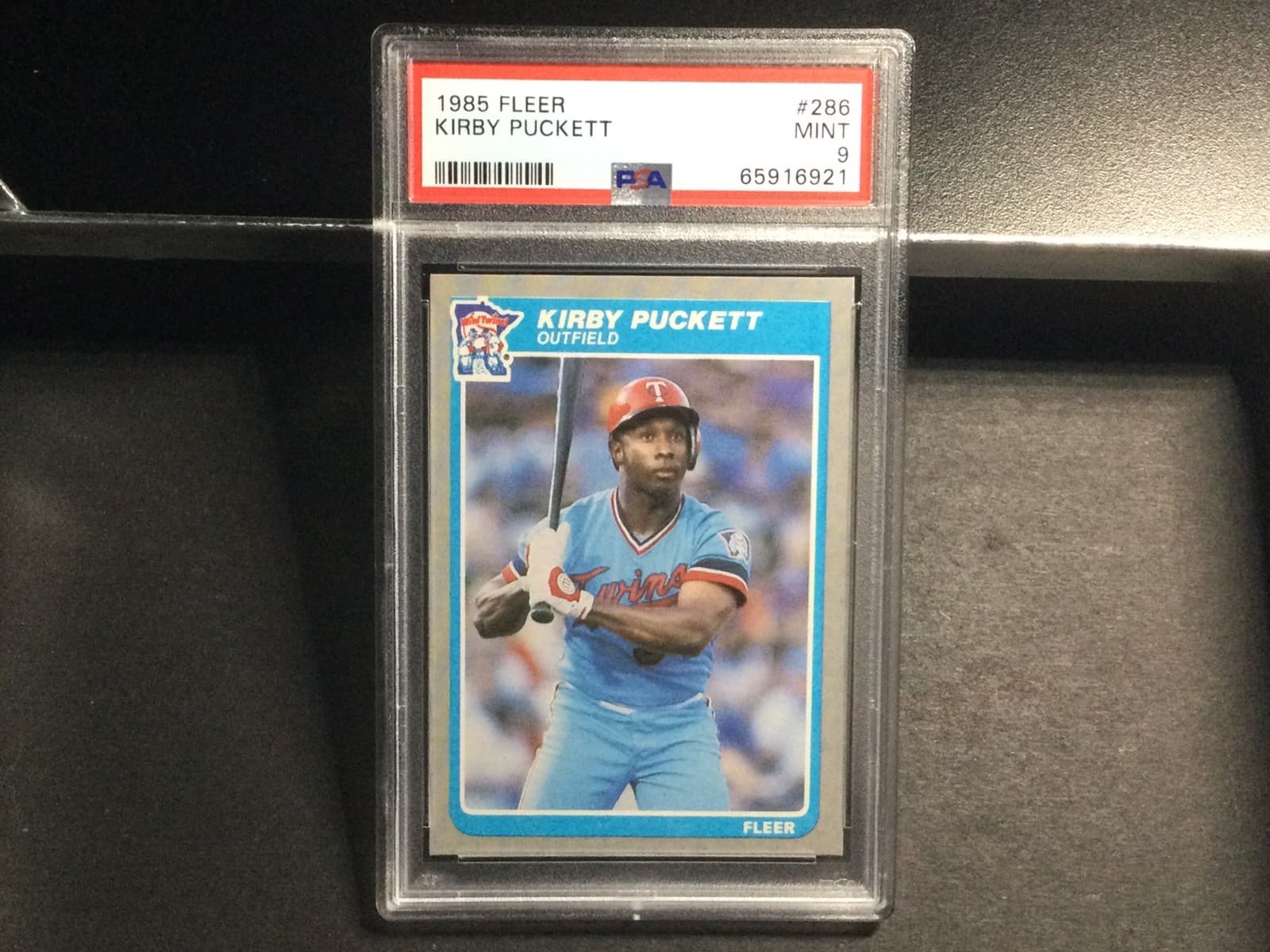 Kirby Puckett 1985 fleer