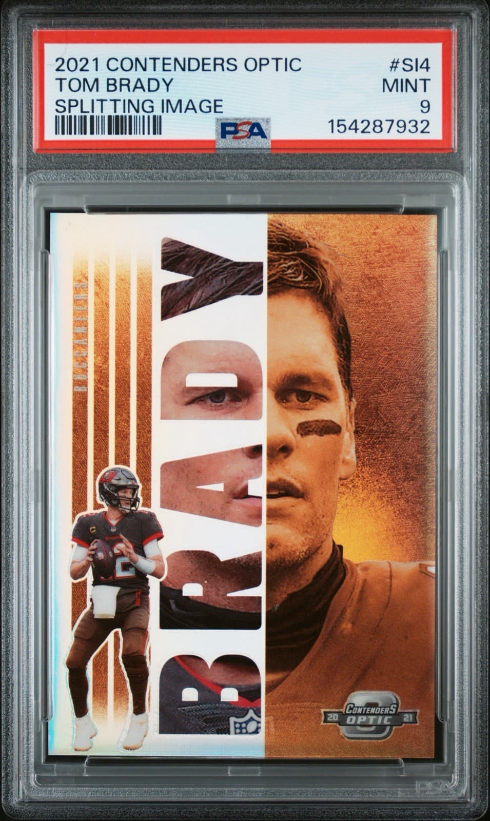 Tom Brady Splitting 2021 Panini Contenders 2021 Panini Contenders