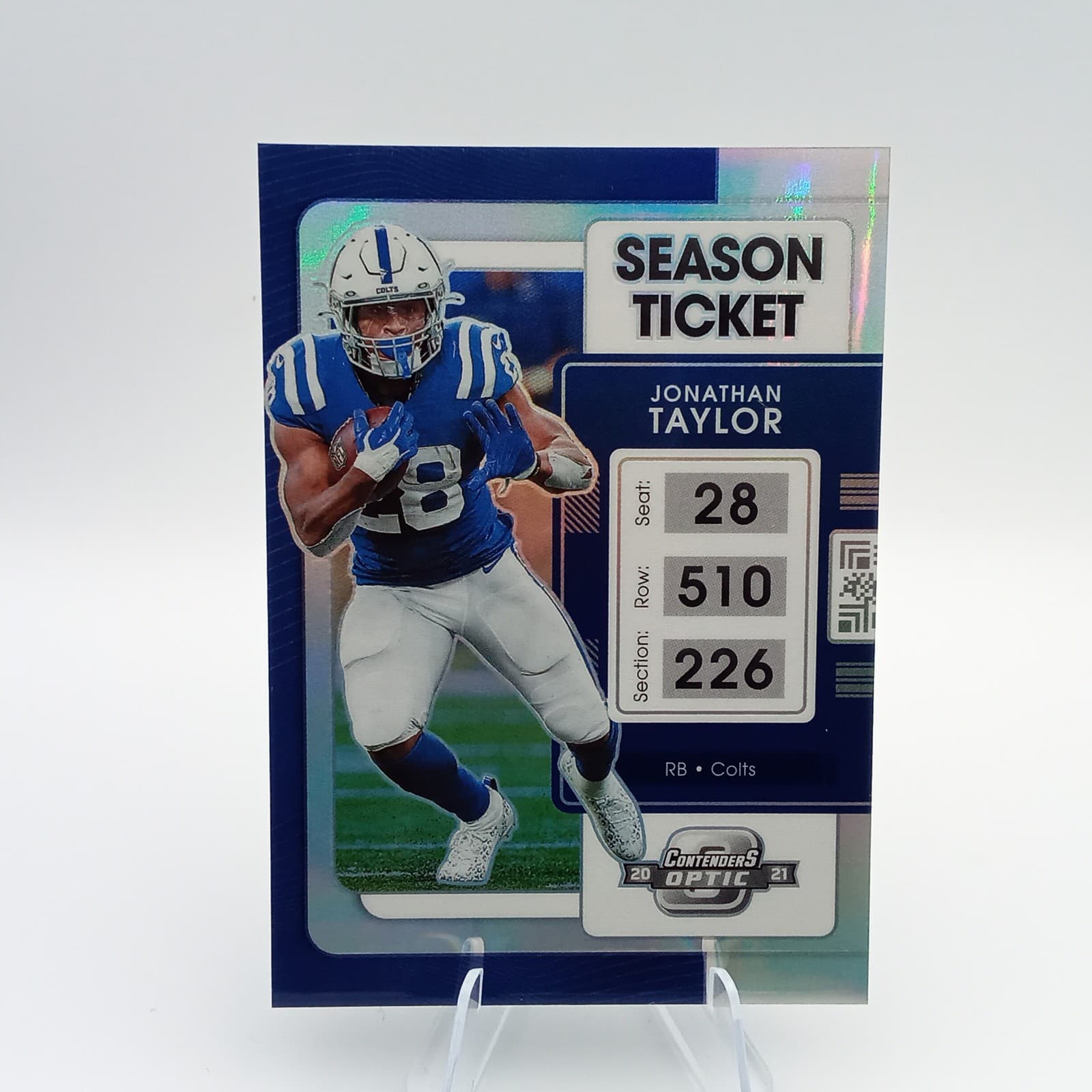Optic Jonathan Taylor 2021 Panini Contenders 2021 Panini Contenders silver