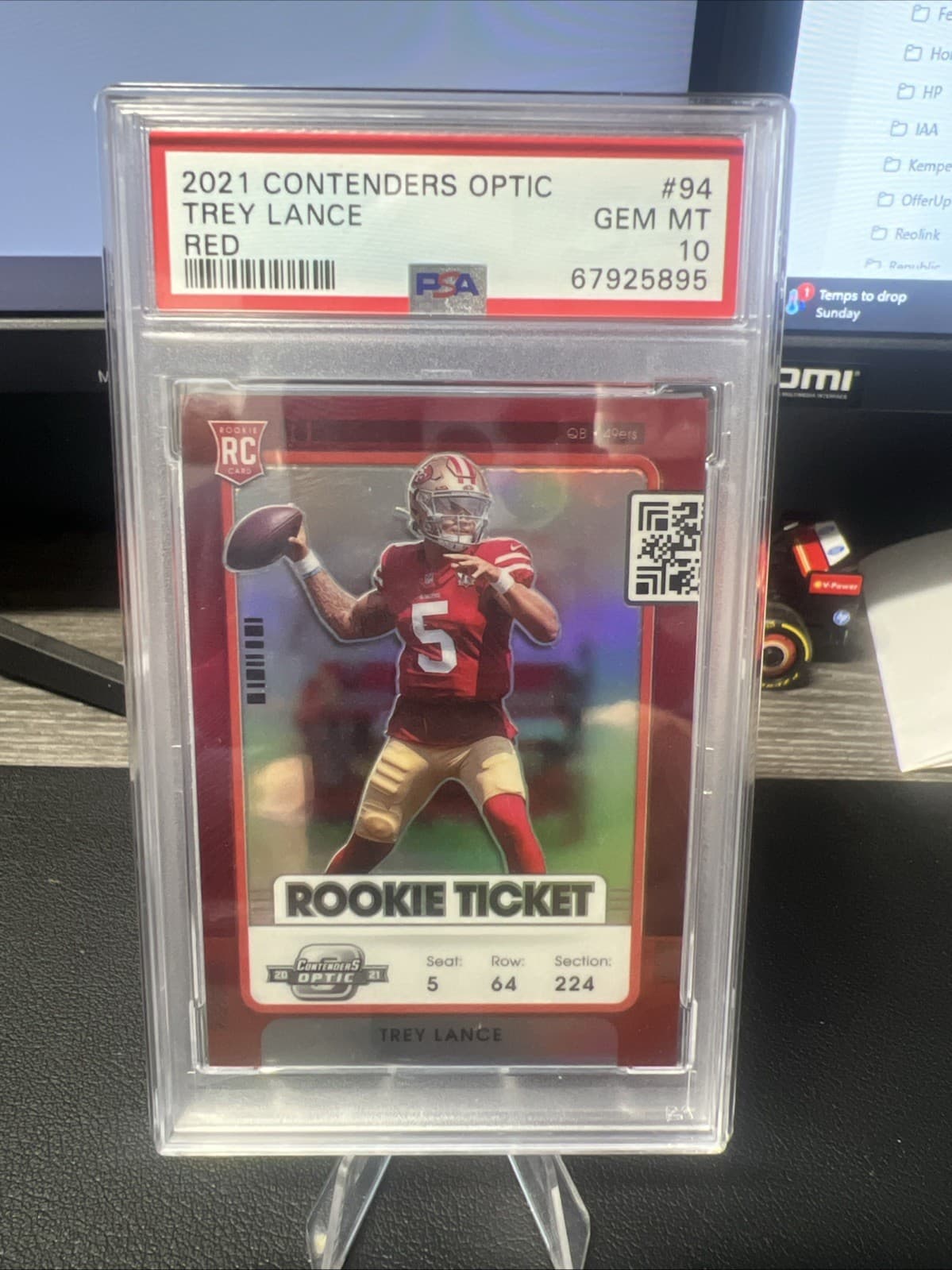 Optic Red Prizms 2021 Panini Contenders