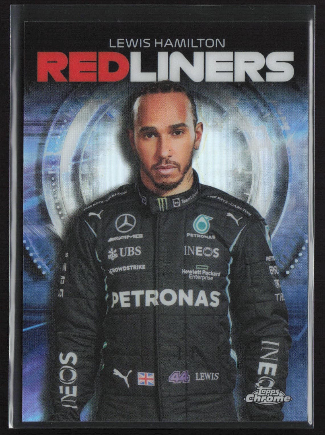 Lewis Hamilton Redliners 2021 Topps Chrome 2021 Topps Chrome