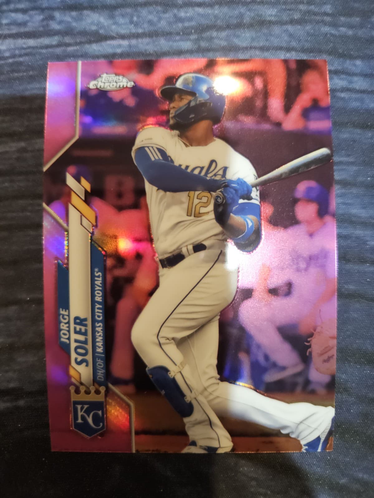 Jorge Soler Pink 2020 Topps Chrome 2020 Topps Chrome pink-refractor