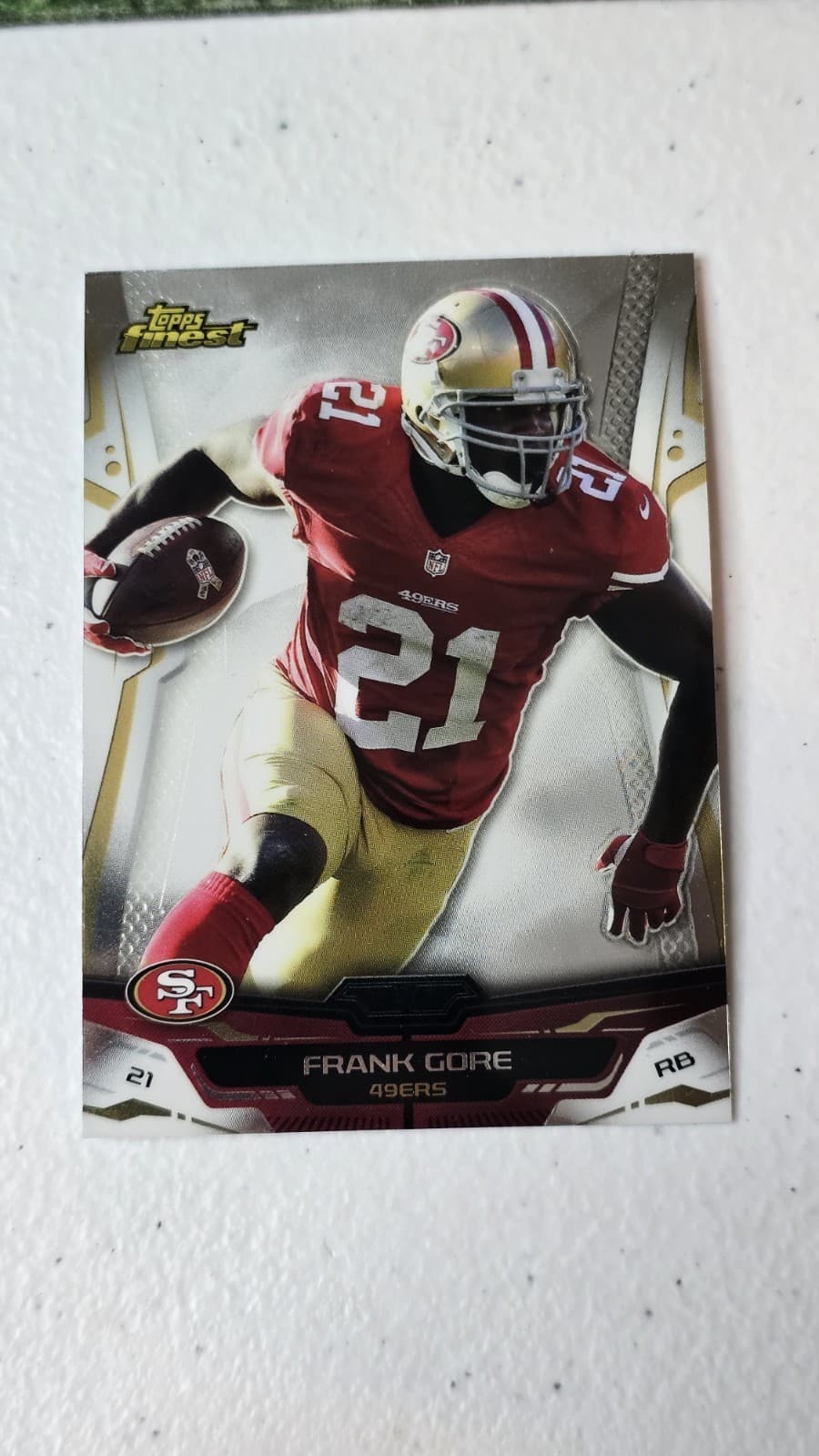 Frank Gore 2014 Topps Finest 2014 Topps Finest