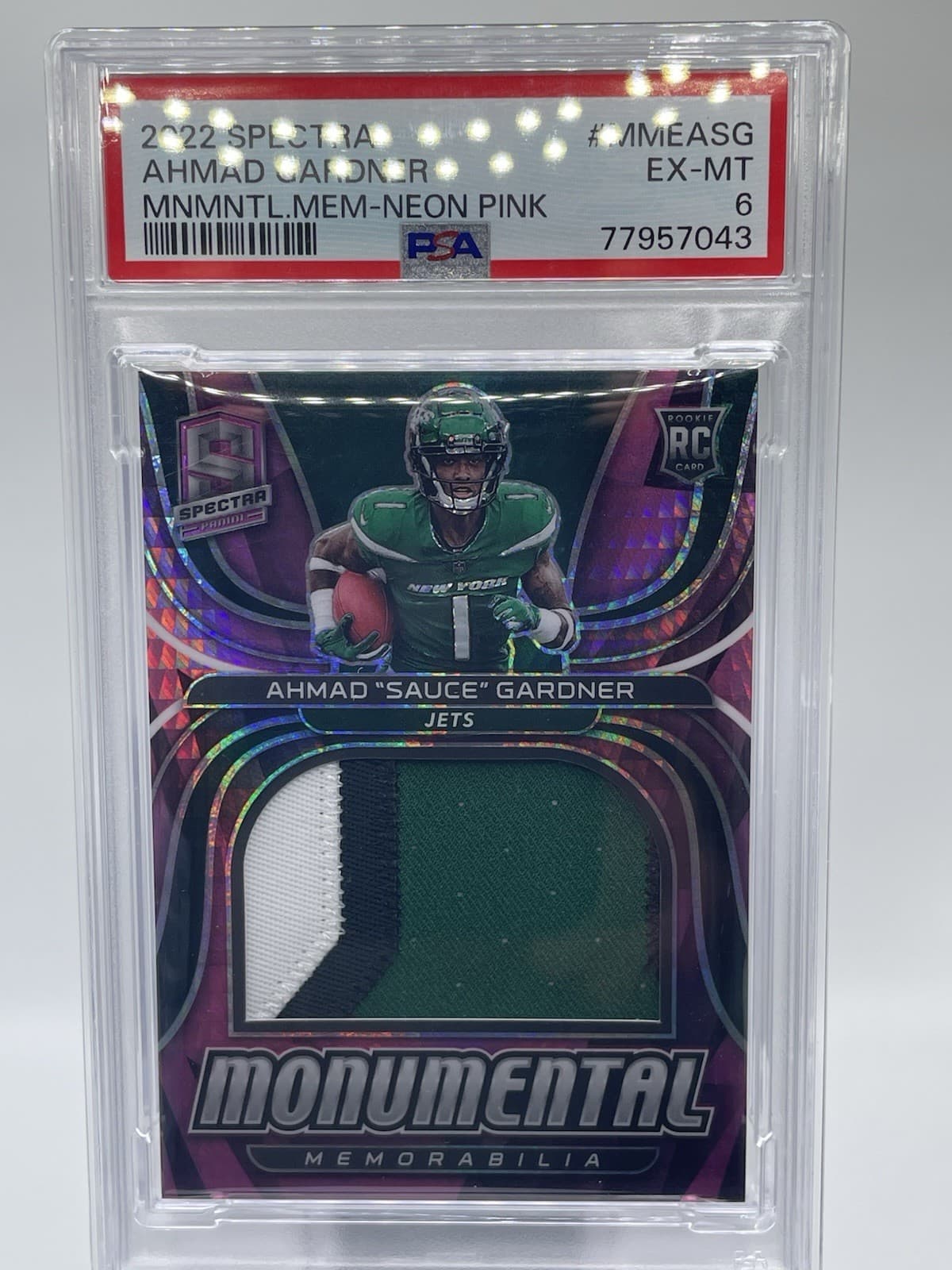 Monumental Memorabilia Ahmad 2022 Panini 2022 Panini