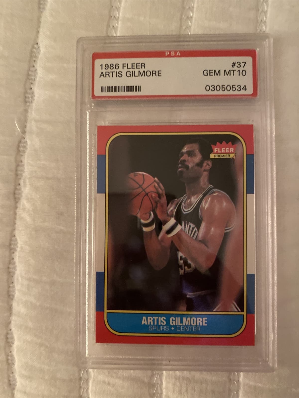 Basketball Artis Gilmore 1986 Fleer 1986 Fleer