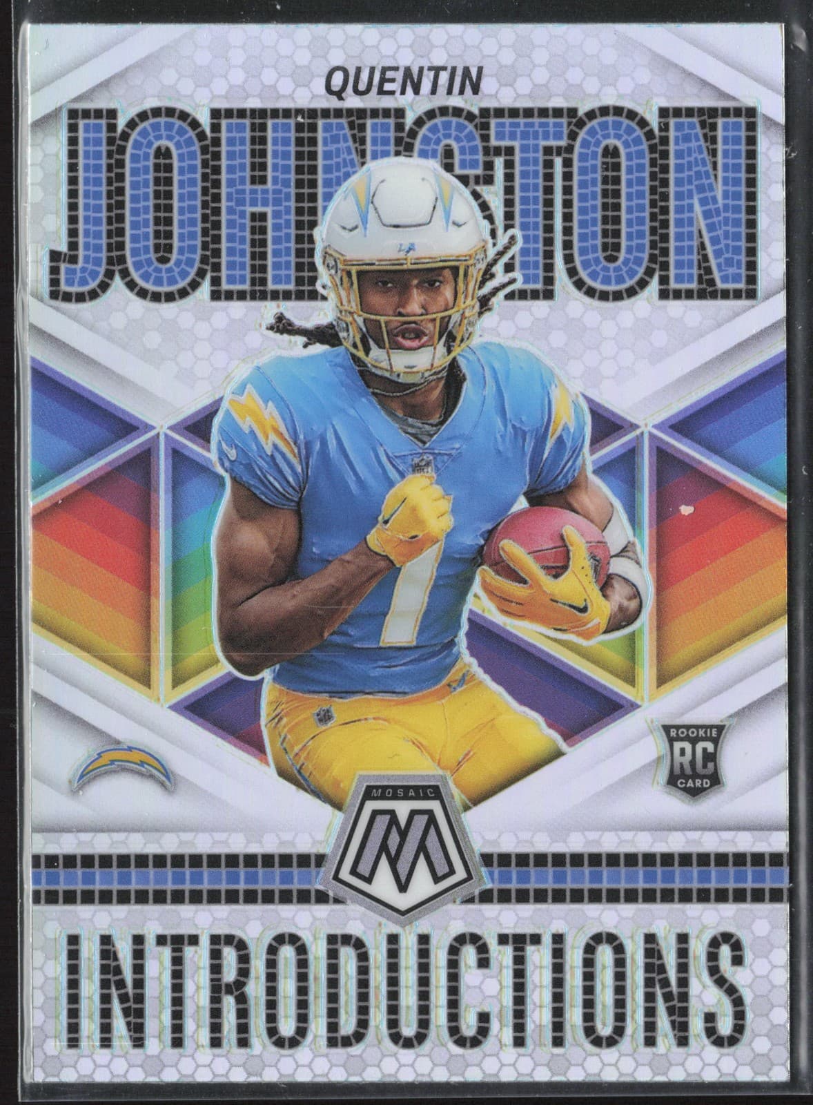 Quentin Johnston Introductions 2023 Panini Mosaic 2023 Panini Mosaic example 2