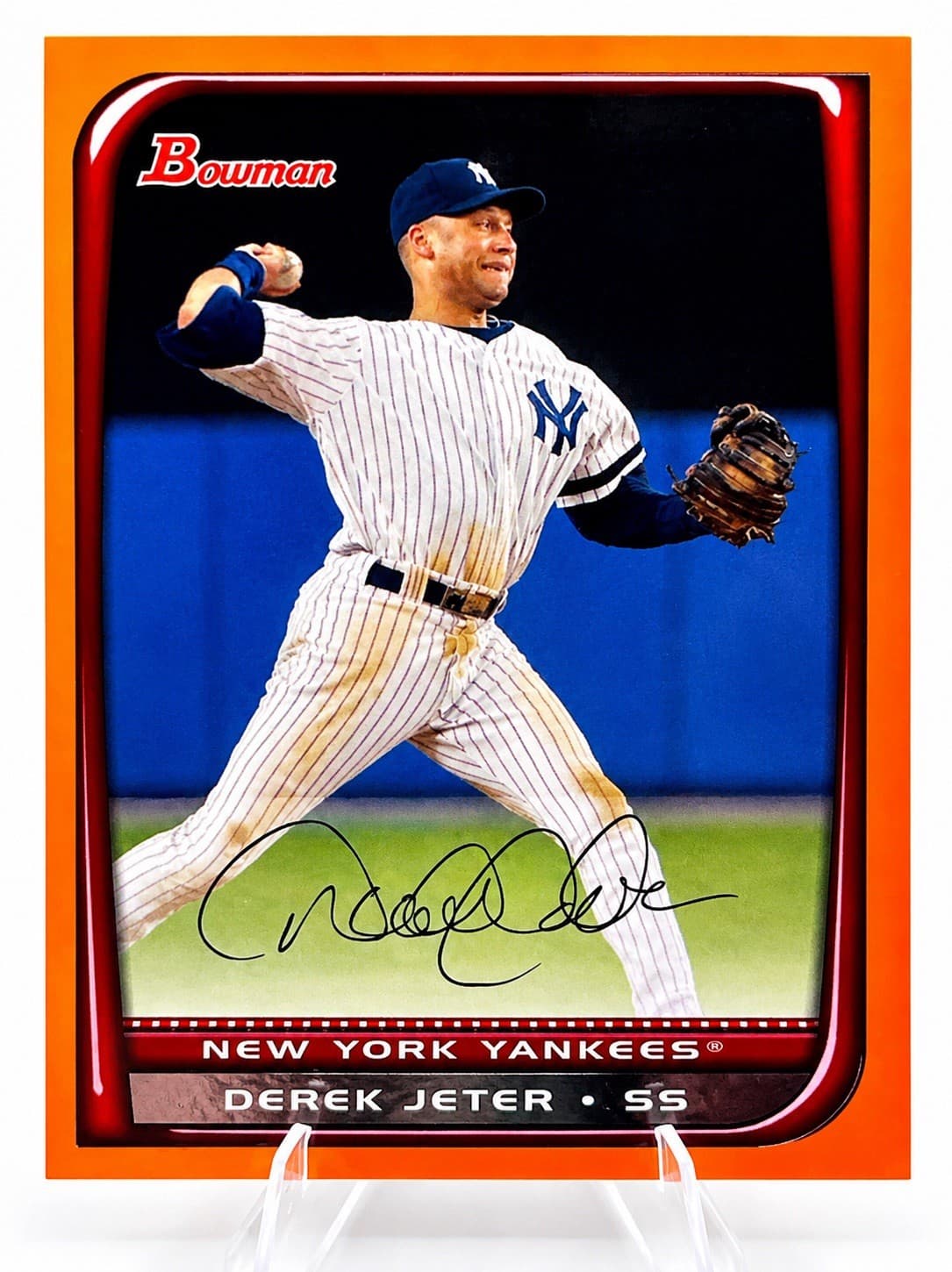 Baseball Derek Jeter 2012 Bowman 2012 Bowman orange