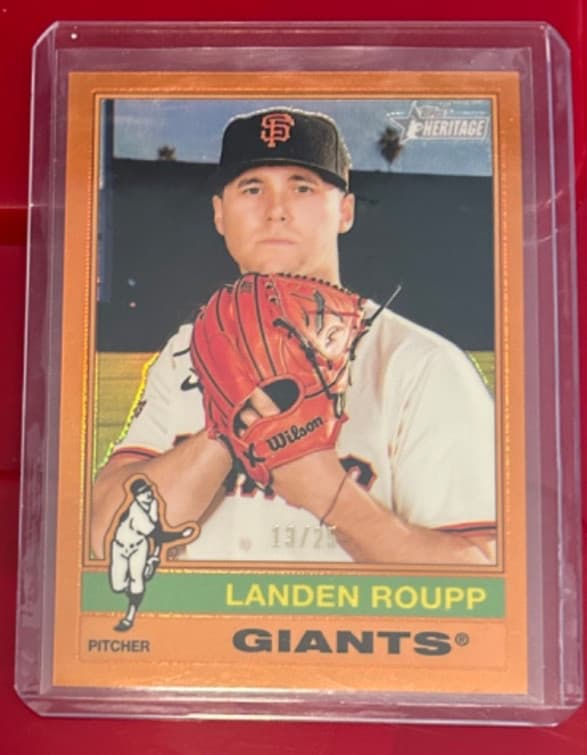 LANDEN ROUPP HIGH NUMBER ORANG 2025 Topps Heritage 2025 Topps Heritage