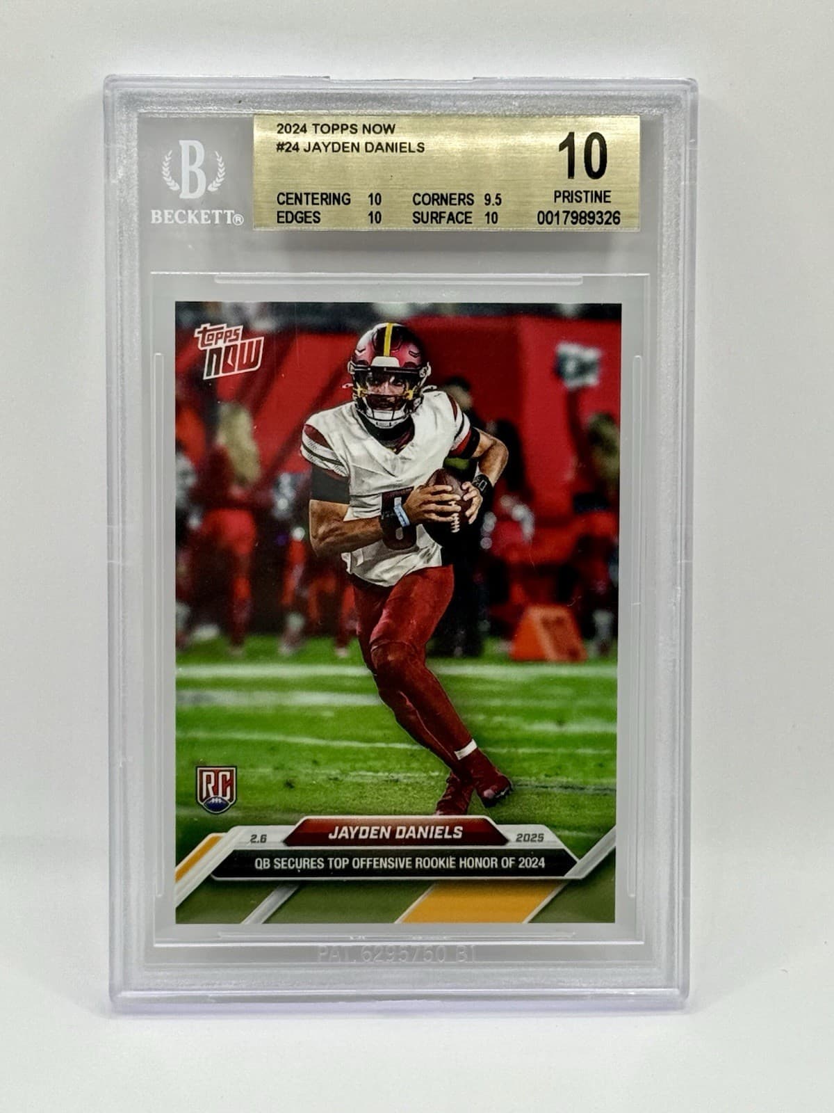 Now Jayden Daniels 2024 Topps