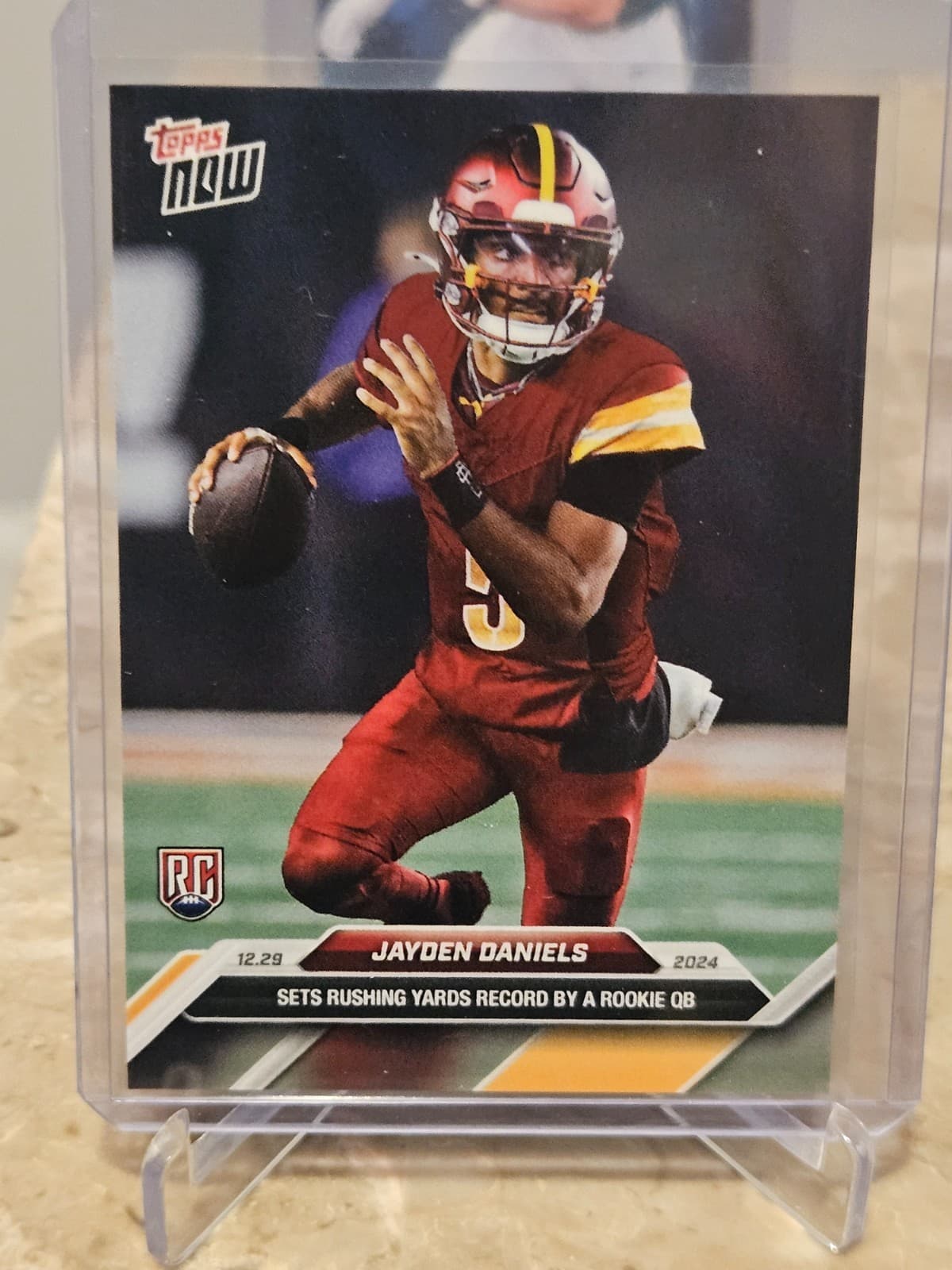 NOW SETS RUSHING RECORD JAYDEN 2024 Topps