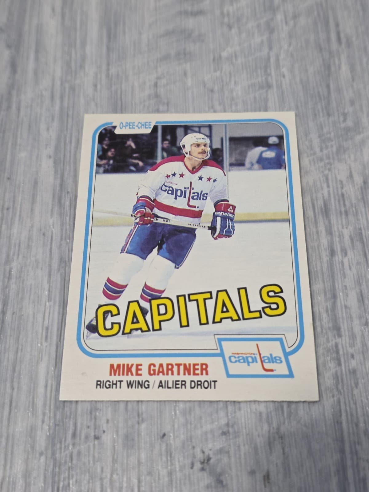 Mike Gartner Washington 1981 O-Pee-Chee 1981 O-Pee-Chee