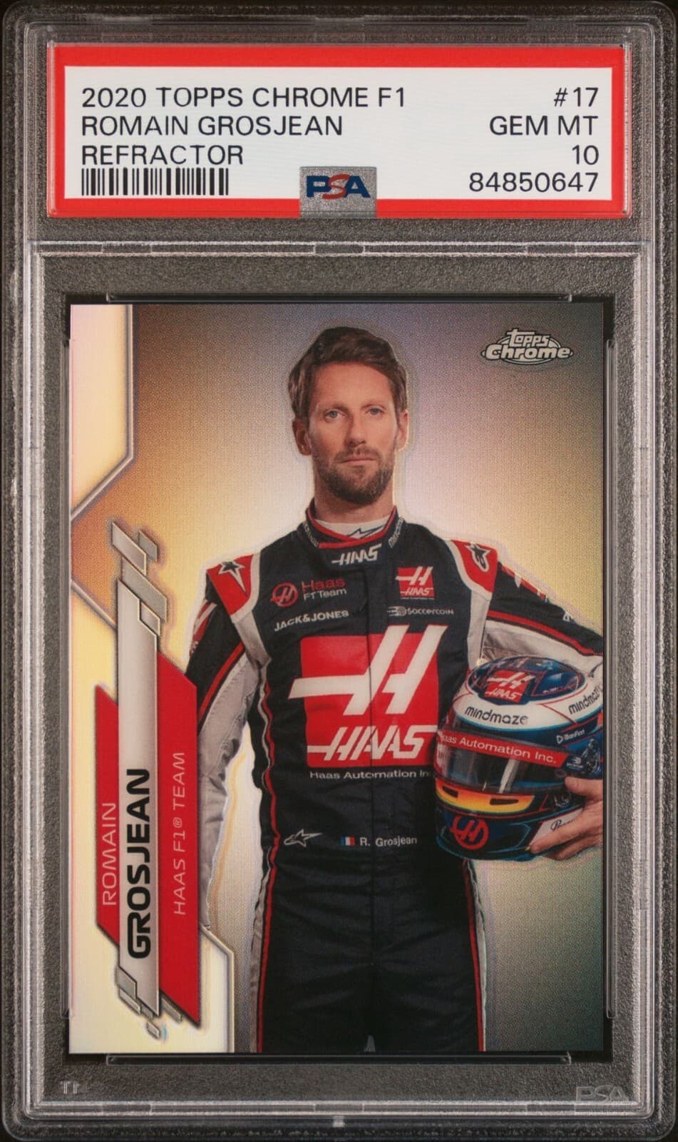 Romain Grosjean Formula 2020 Topps Chrome 2020 Topps Chrome