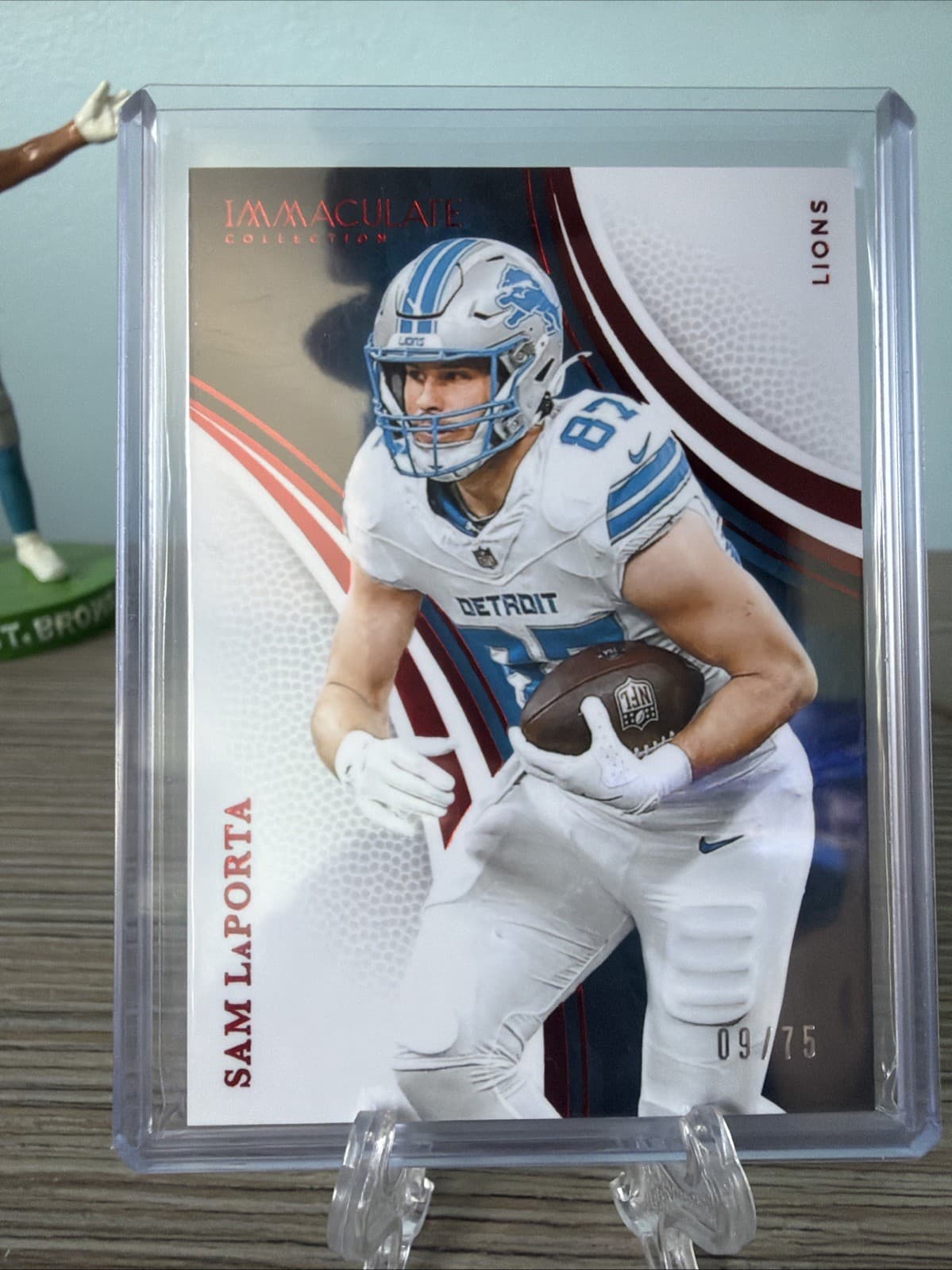 Sam La 2025 Panini Immaculate 2025 Panini Immaculate red