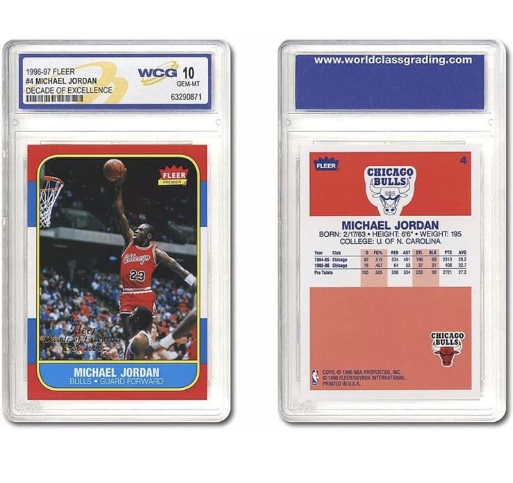 MICHAEL JORDAN -97 DECADE OF E 1996 Fleer 1996 Fleer