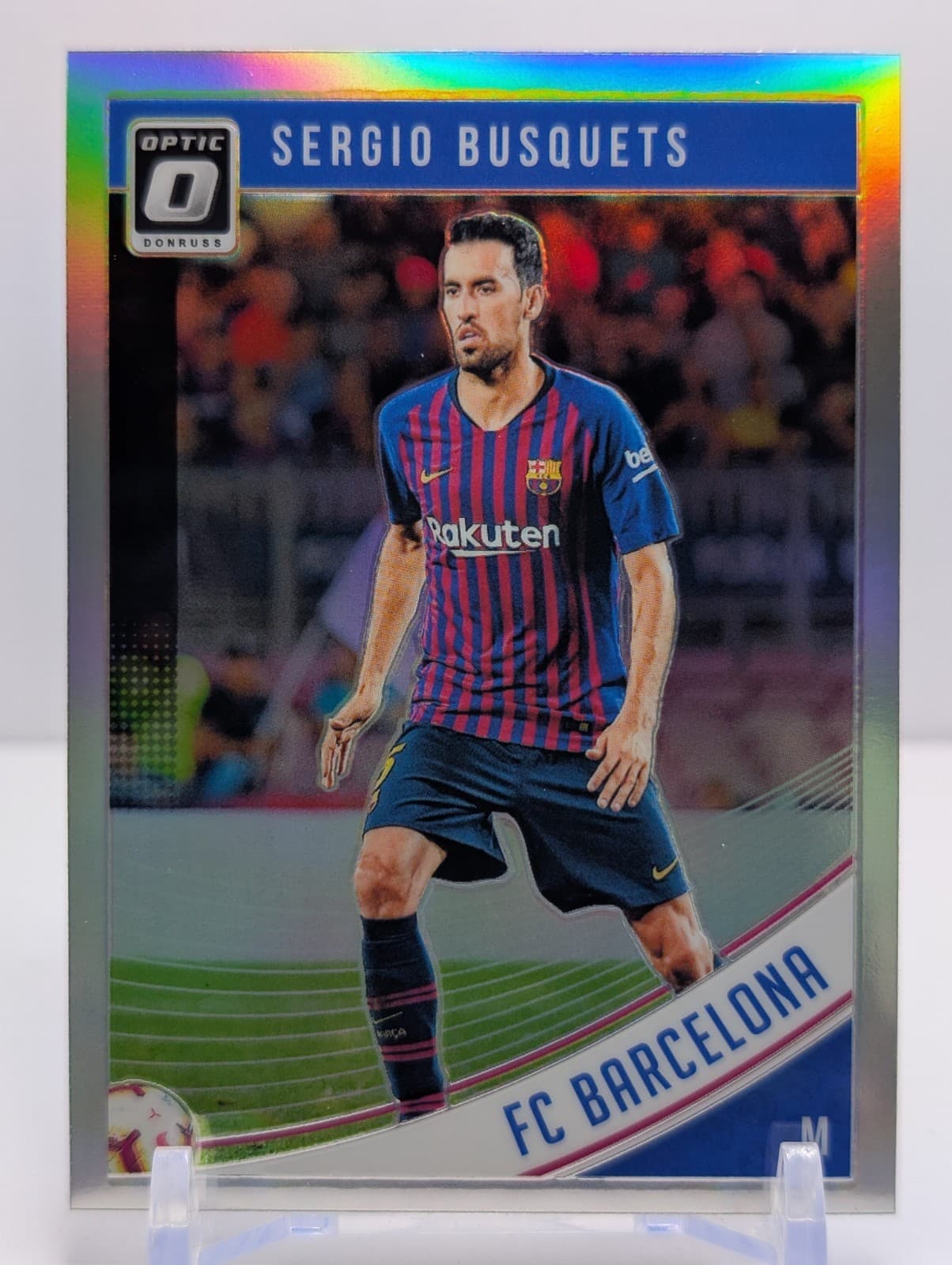 Sergio Busquets Optic 2018 Panini 2018 Panini holo