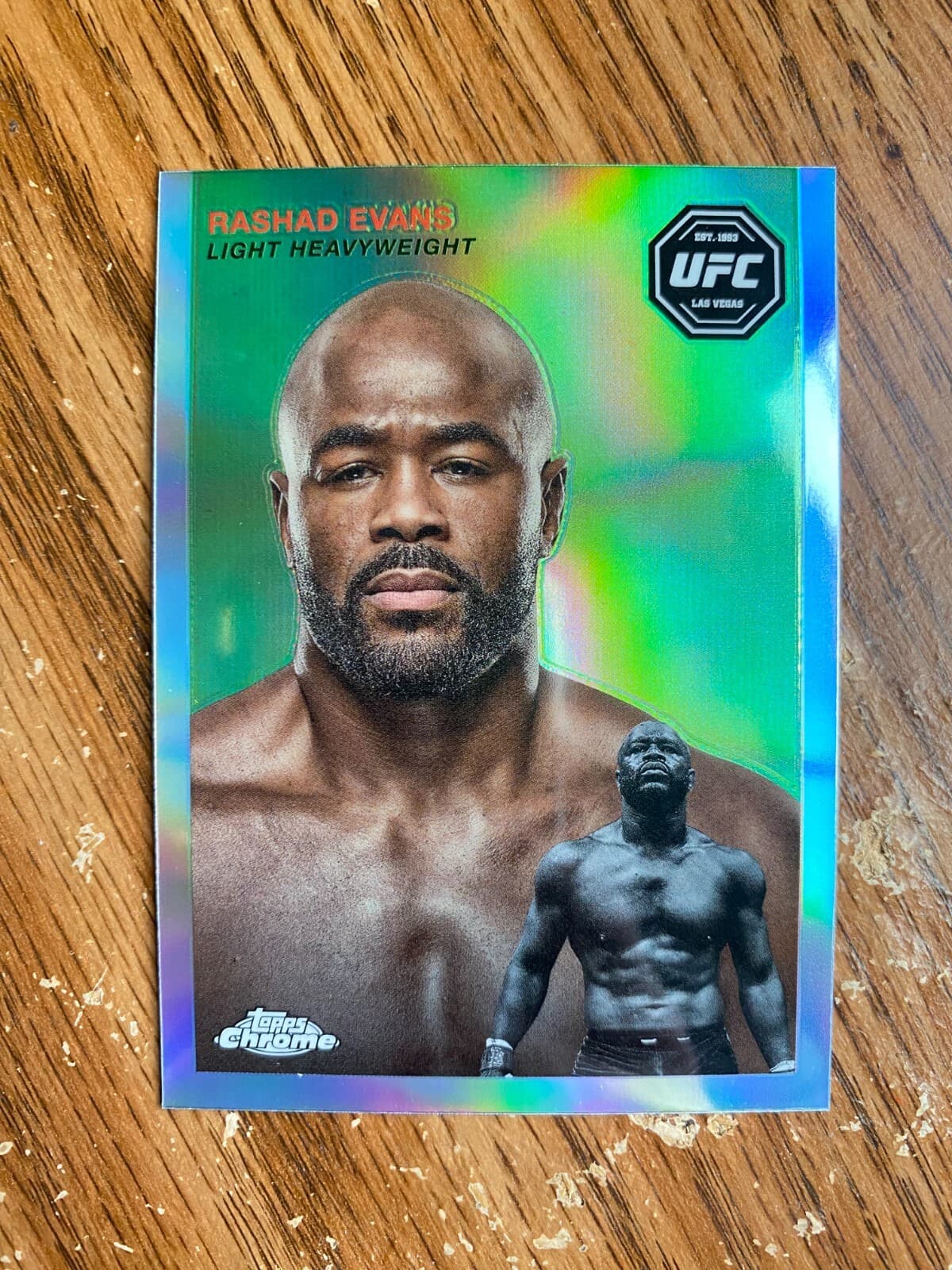 Rashad Evans 2024 Topps Chrome 2024 Topps Chrome refractor