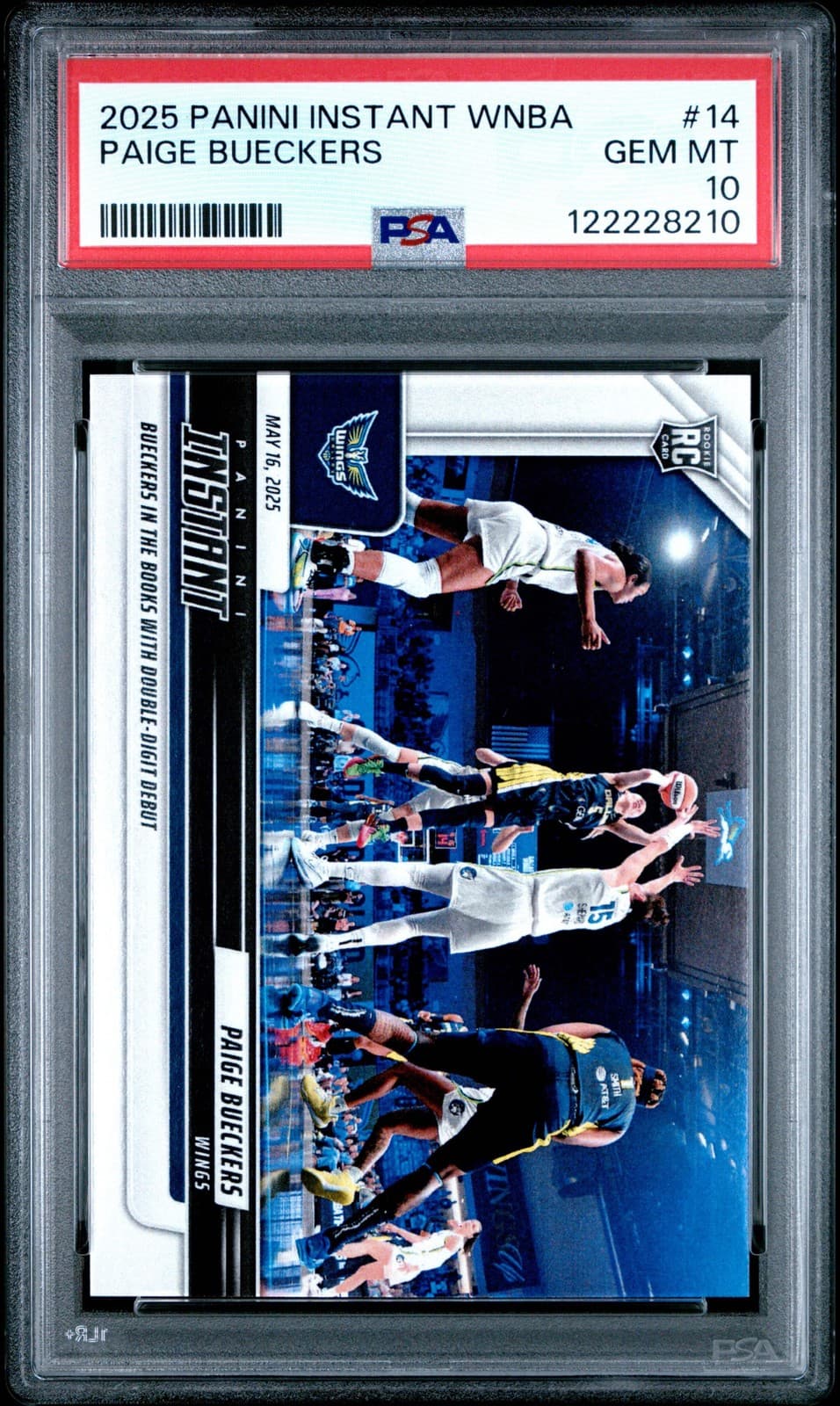 Instant Paige Bueckers 2025 Panini